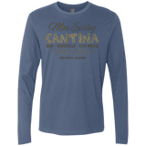 T-Shirts Indigo / Small Mos Eisley Cantina Men's Premium Long Sleeve