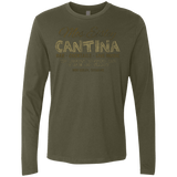 T-Shirts Military Green / Small Mos Eisley Cantina Men's Premium Long Sleeve