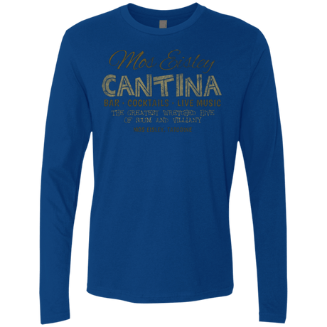 T-Shirts Royal / Small Mos Eisley Cantina Men's Premium Long Sleeve