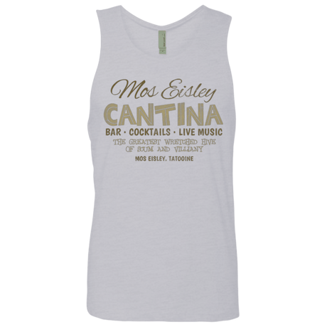 T-Shirts Heather Grey / Small Mos Eisley Cantina Men's Premium Tank Top