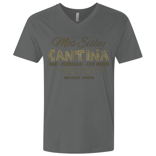 T-Shirts Heavy Metal / X-Small Mos Eisley Cantina Men's Premium V-Neck