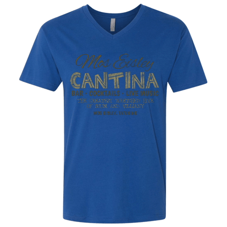 T-Shirts Royal / X-Small Mos Eisley Cantina Men's Premium V-Neck