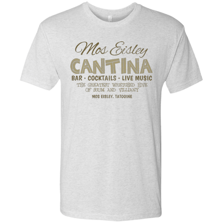 T-Shirts Heather White / Small Mos Eisley Cantina Men's Triblend T-Shirt