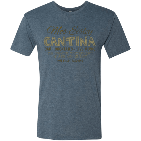 T-Shirts Indigo / Small Mos Eisley Cantina Men's Triblend T-Shirt