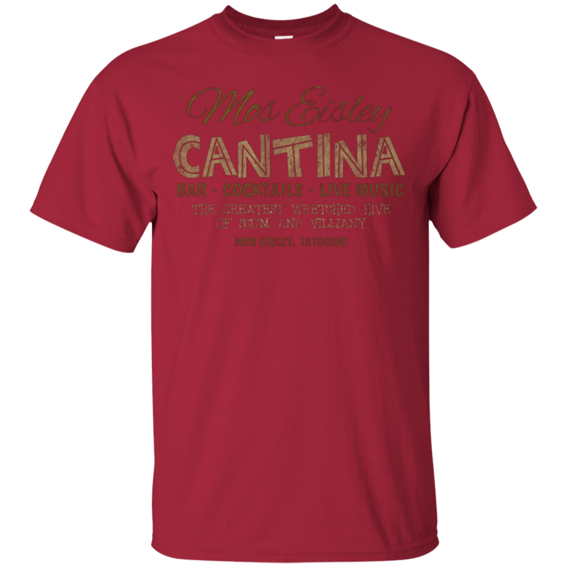 T-Shirts Cardinal / Small Mos Eisley Cantina T-Shirt