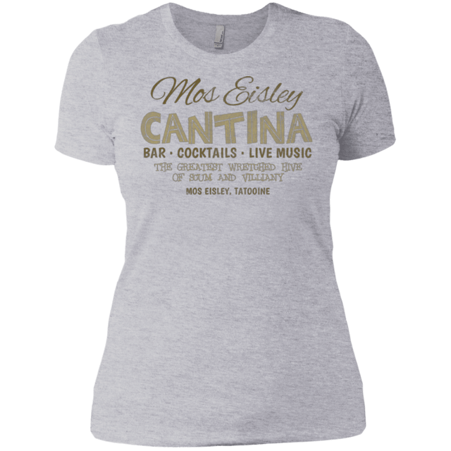 T-Shirts Heather Grey / X-Small Mos Eisley Cantina Women's Premium T-Shirt