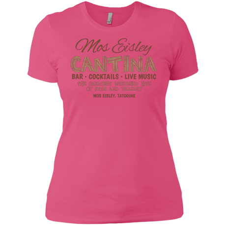 T-Shirts Hot Pink / X-Small Mos Eisley Cantina Women's Premium T-Shirt