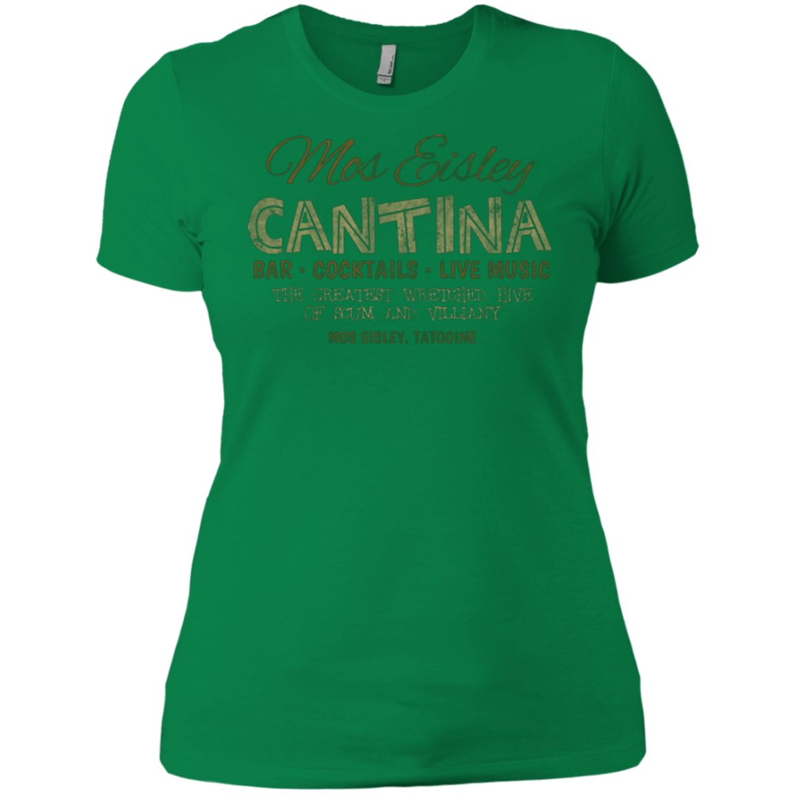 T-Shirts Kelly Green / X-Small Mos Eisley Cantina Women's Premium T-Shirt