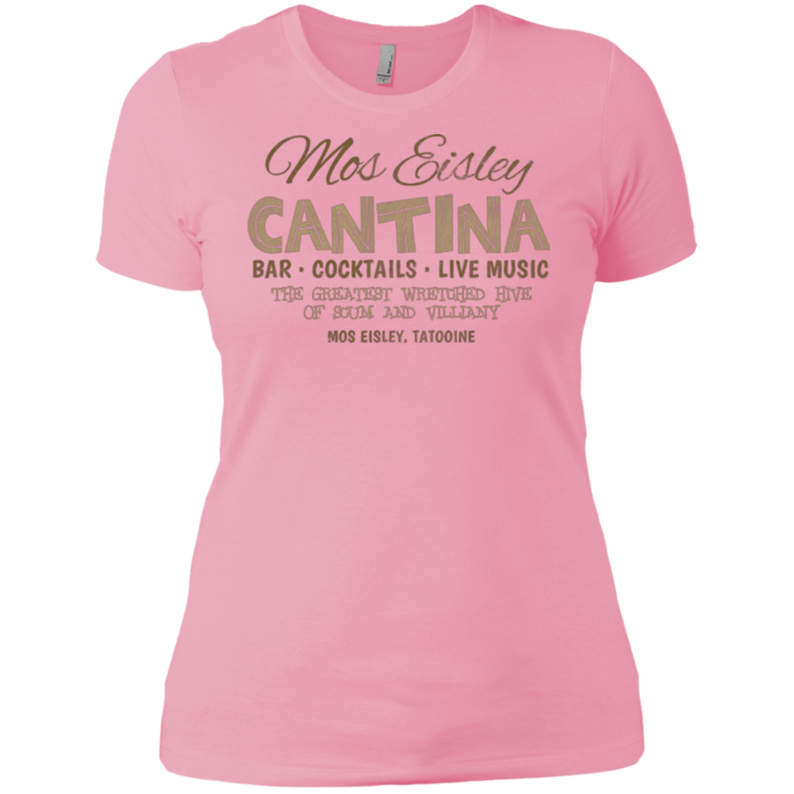 T-Shirts Light Pink / X-Small Mos Eisley Cantina Women's Premium T-Shirt