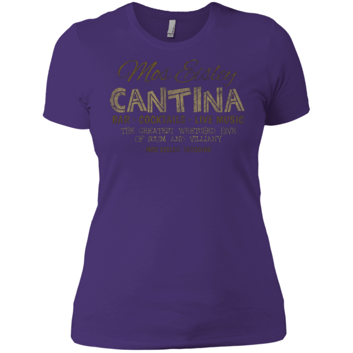 T-Shirts Purple / X-Small Mos Eisley Cantina Women's Premium T-Shirt