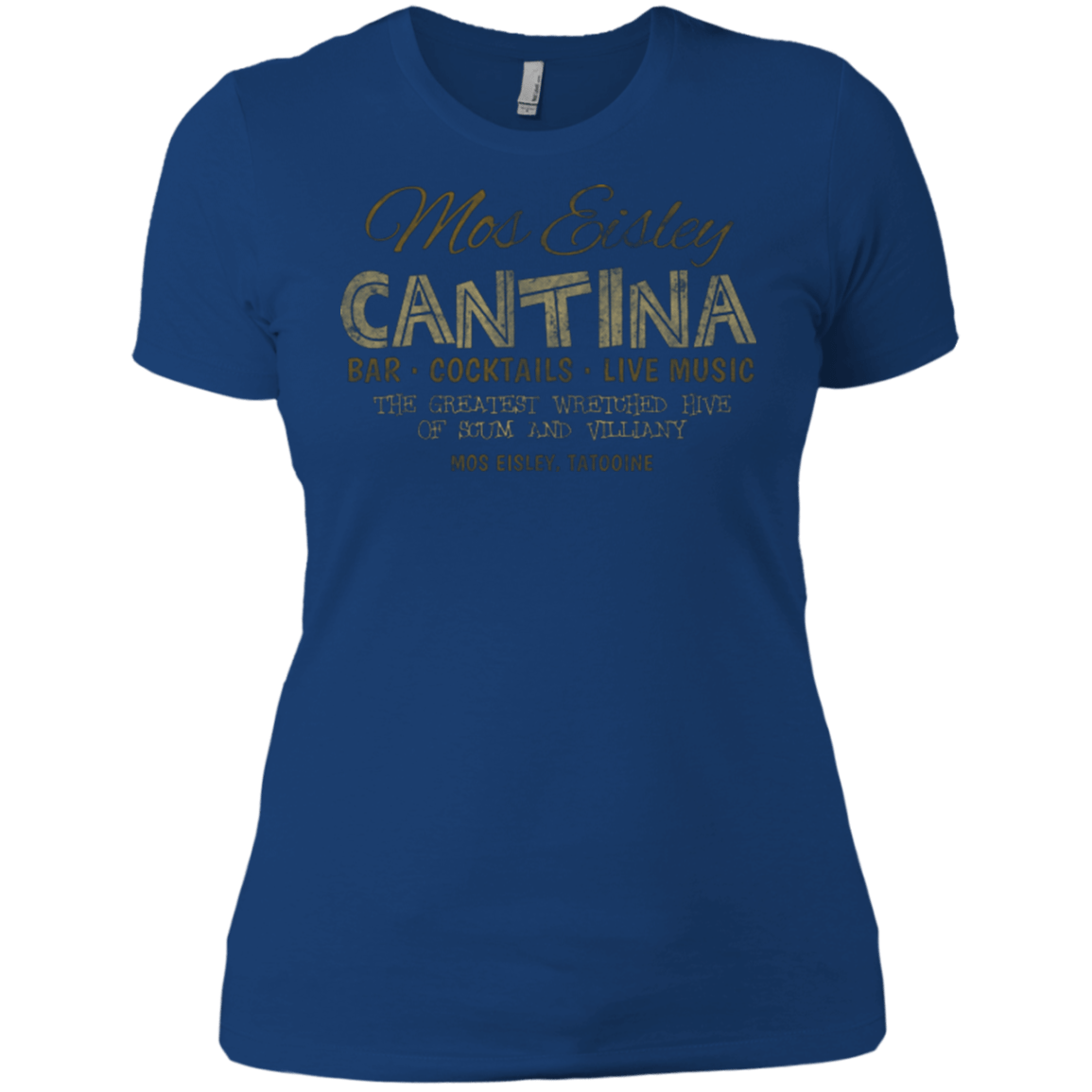T-Shirts Royal / X-Small Mos Eisley Cantina Women's Premium T-Shirt