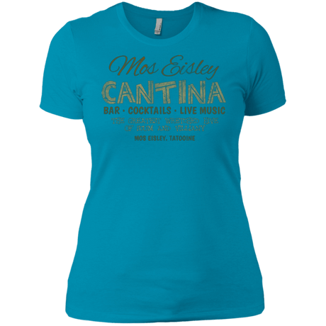 T-Shirts Turquoise / X-Small Mos Eisley Cantina Women's Premium T-Shirt