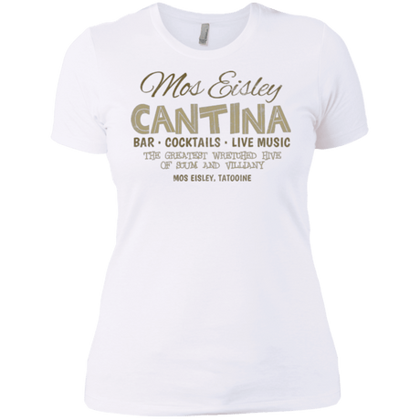 T-Shirts White / X-Small Mos Eisley Cantina Women's Premium T-Shirt