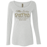 T-Shirts Heather White / Small Mos Eisley Cantina Women's Triblend Long Sleeve Shirt