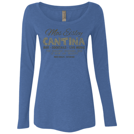 T-Shirts Vintage Royal / Small Mos Eisley Cantina Women's Triblend Long Sleeve Shirt