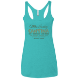 T-Shirts Tahiti Blue / X-Small Mos Eisley Cantina Women's Triblend Racerback Tank