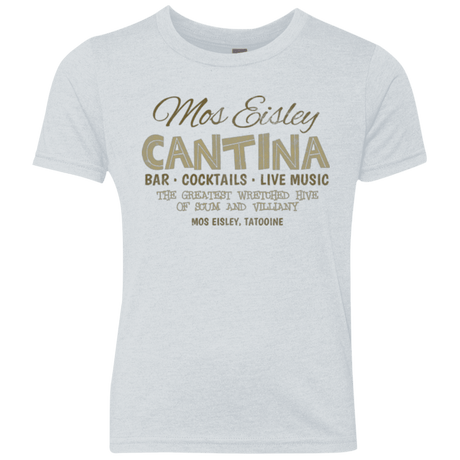 T-Shirts Heather White / YXS Mos Eisley Cantina Youth Triblend T-Shirt