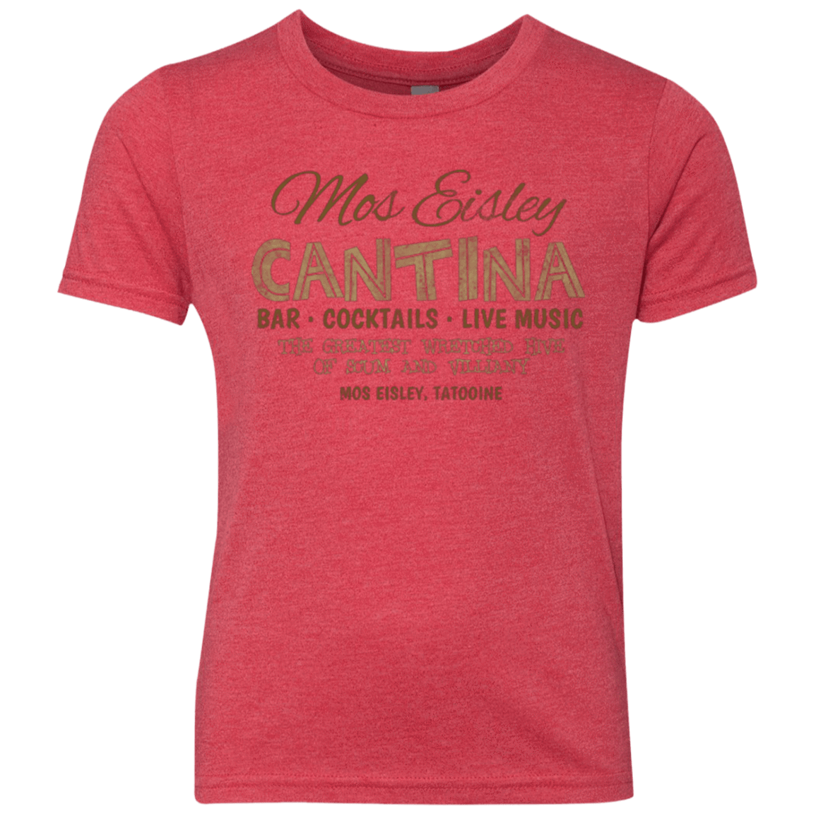 T-Shirts Vintage Red / YXS Mos Eisley Cantina Youth Triblend T-Shirt
