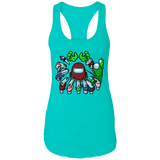 T-Shirts Tahiti Blue / X-Small Most Kills Ladies Ideal Racerback Tank