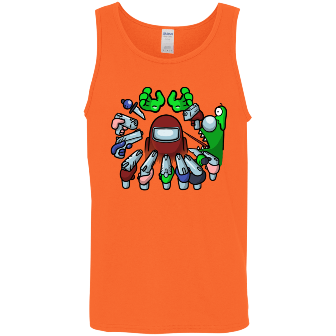 T-Shirts Orange / S Most Kills Men's Tank Top