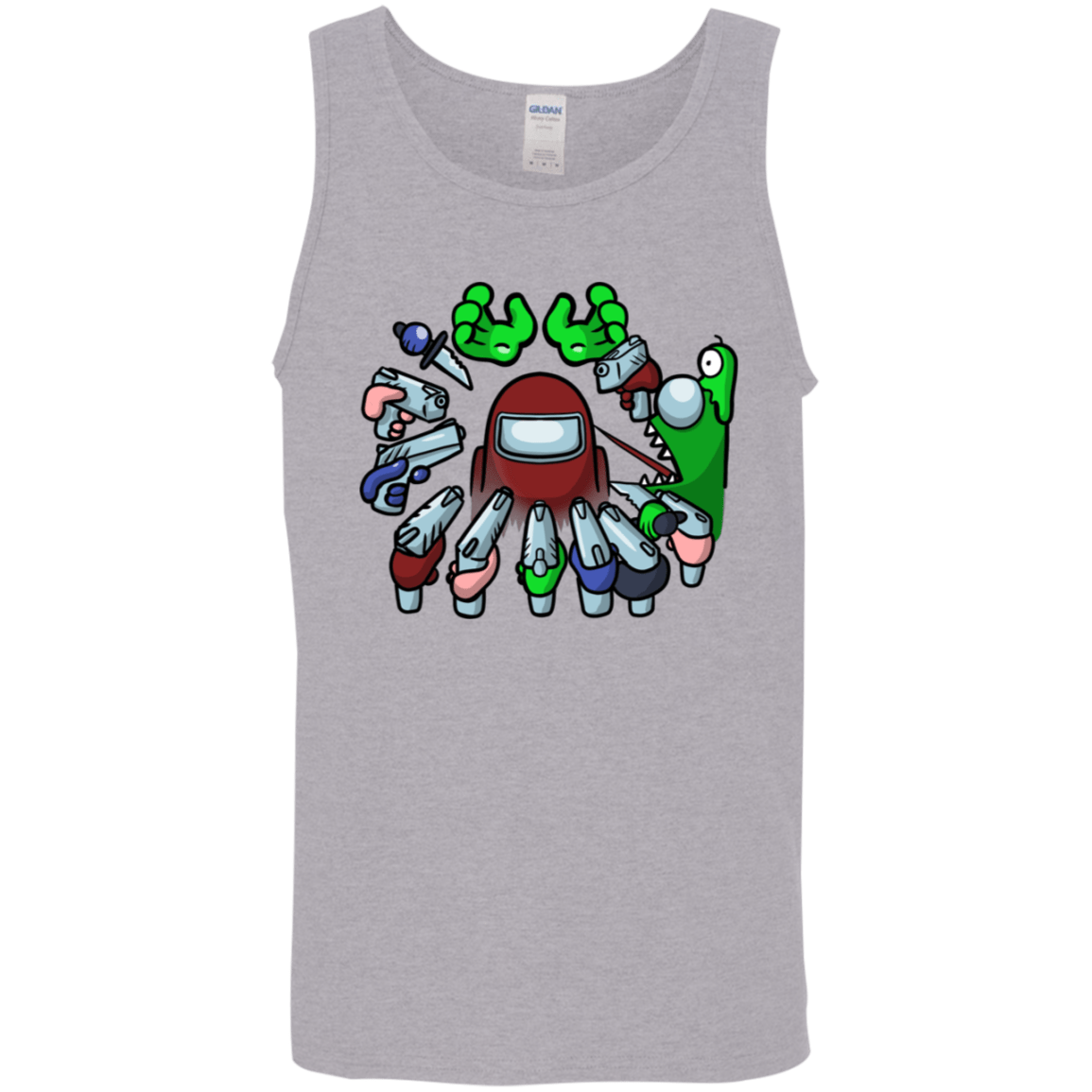 T-Shirts Sport Grey / S Most Kills Men's Tank Top