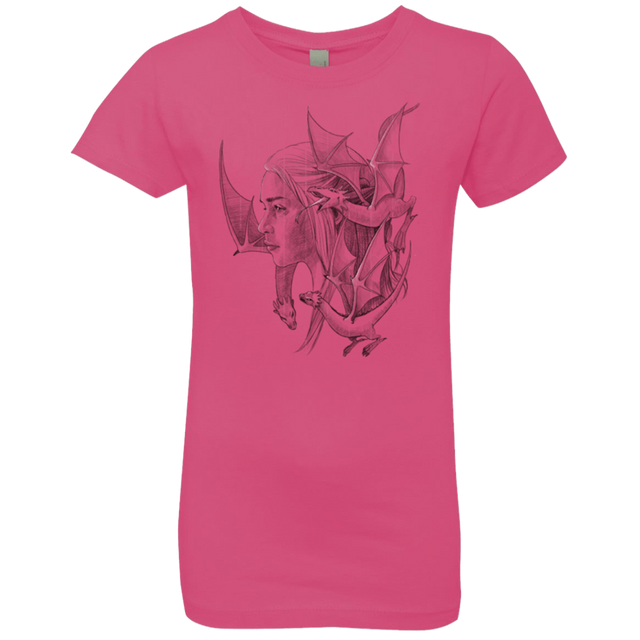 T-Shirts Hot Pink / YXS Mother Girls Premium T-Shirt