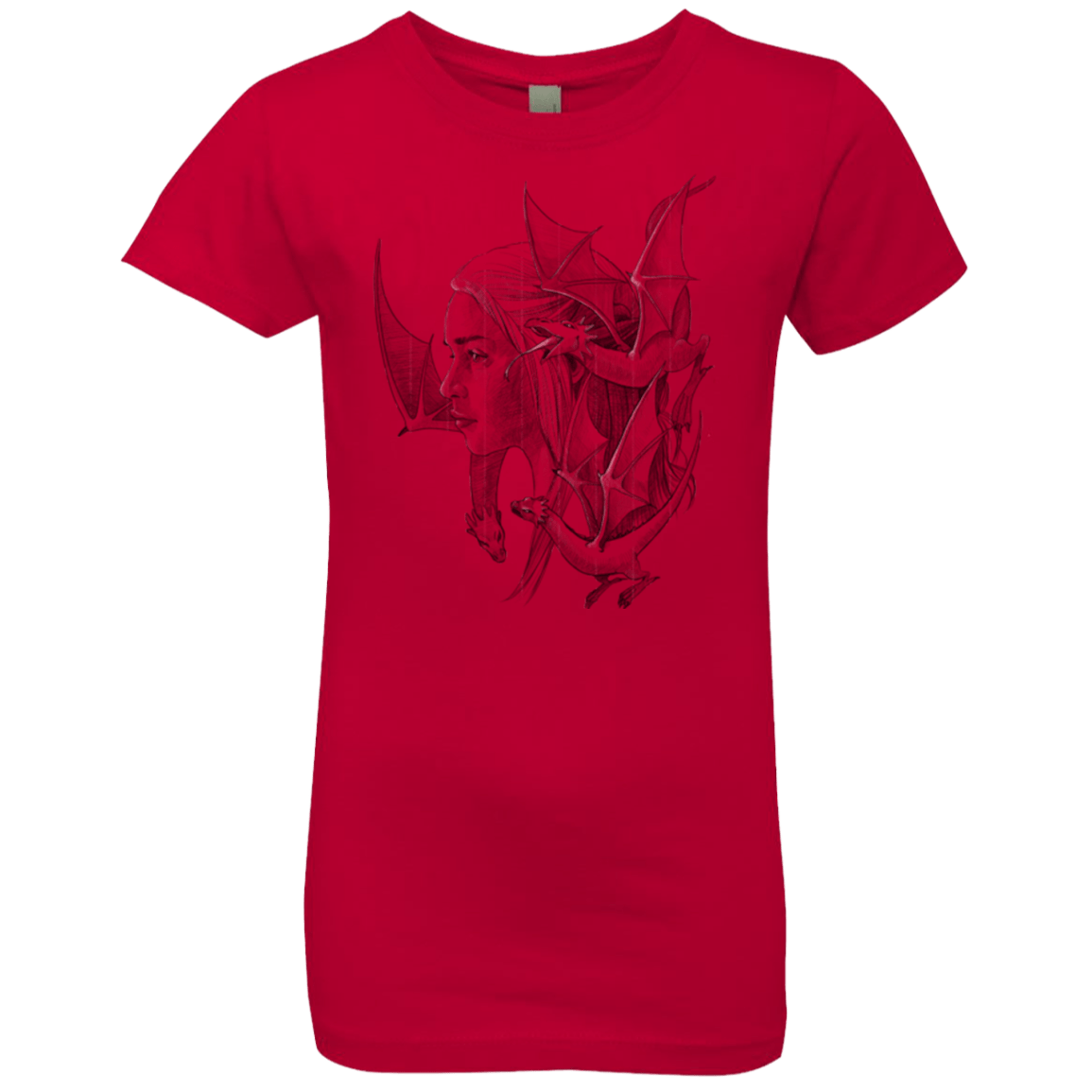 T-Shirts Red / YXS Mother Girls Premium T-Shirt