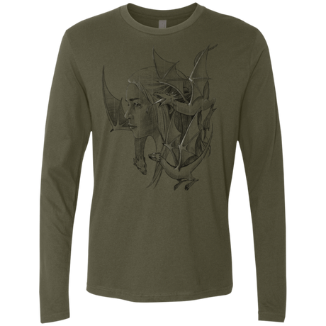 T-Shirts Military Green / Small Mother Men's Premium Long Sleeve