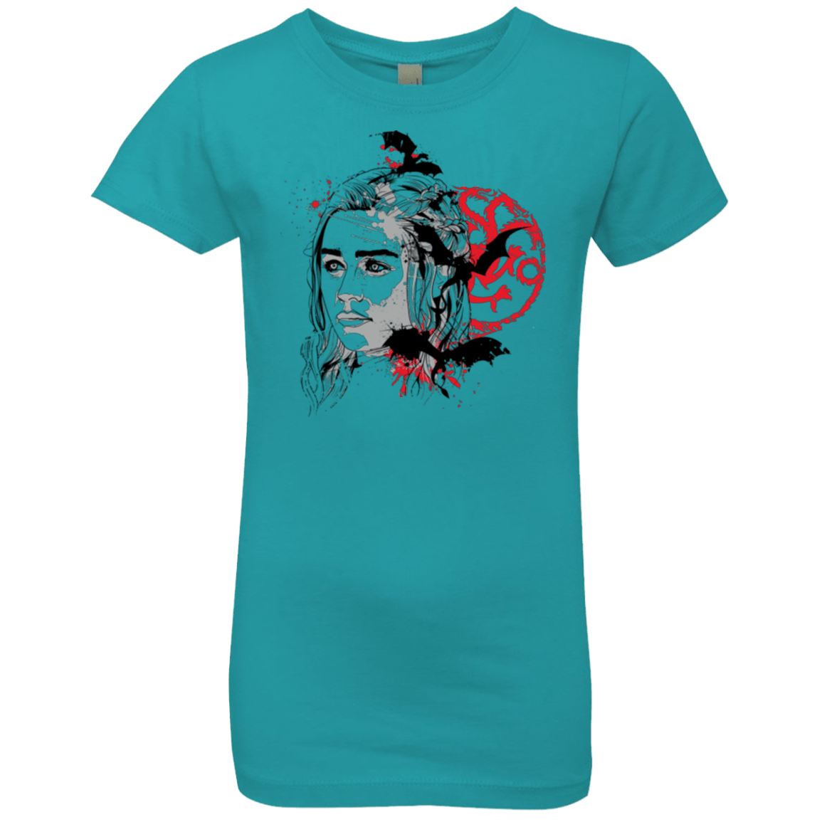 T-Shirts Tahiti Blue / YXS MOTHER OF DRAGONS (1) Girls Premium T-Shirt