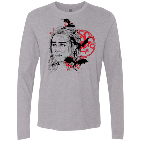 T-Shirts Heather Grey / Small MOTHER OF DRAGONS (1) Men's Premium Long Sleeve