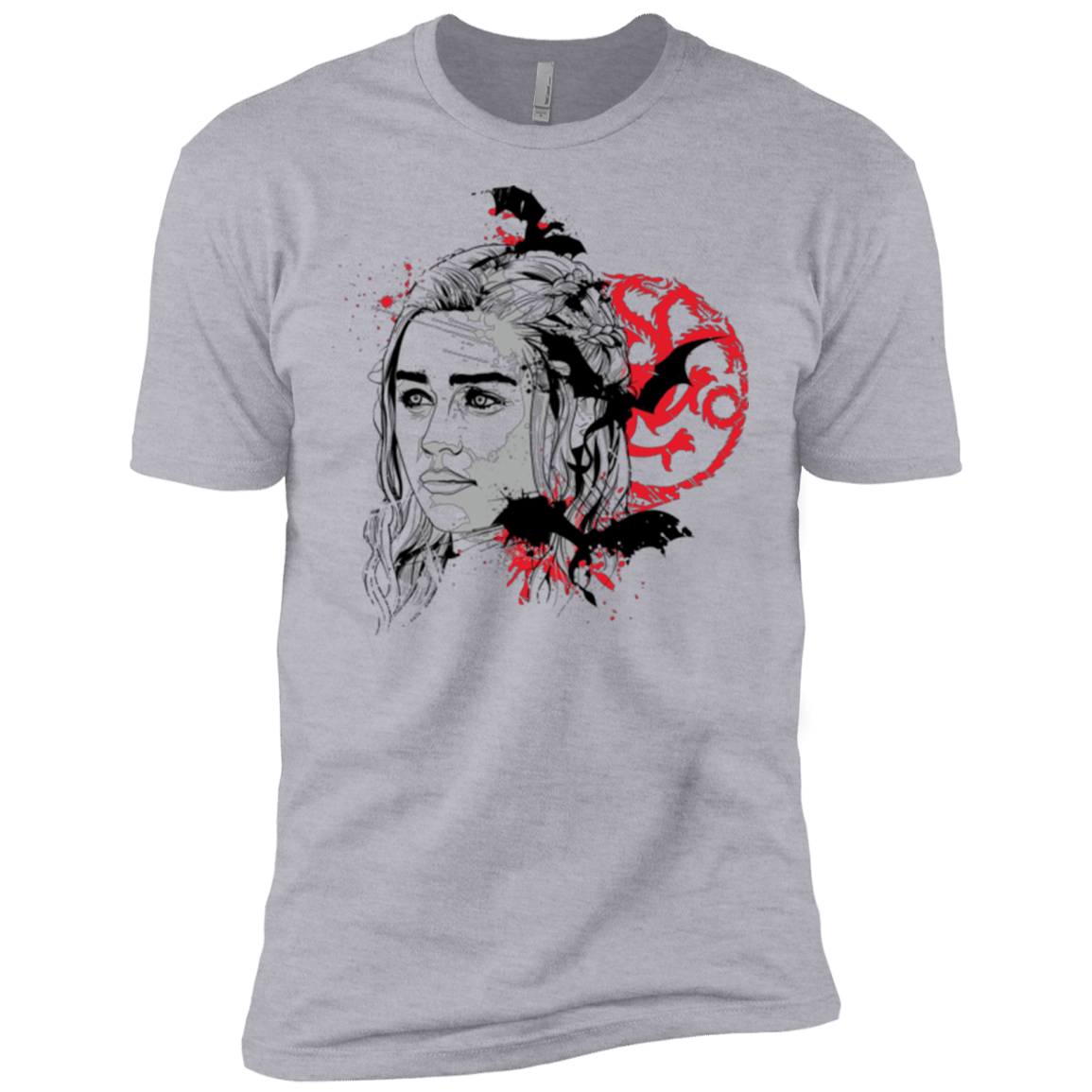 T-Shirts Heather Grey / X-Small MOTHER OF DRAGONS (1) Men's Premium T-Shirt