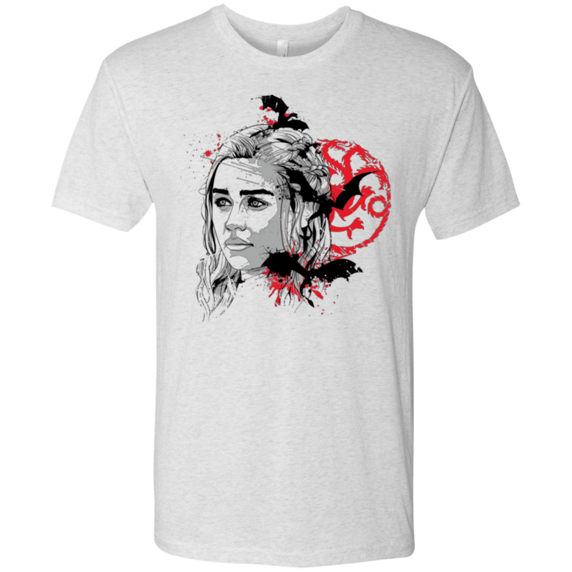 T-Shirts Heather White / Small MOTHER OF DRAGONS (1) Men's Triblend T-Shirt