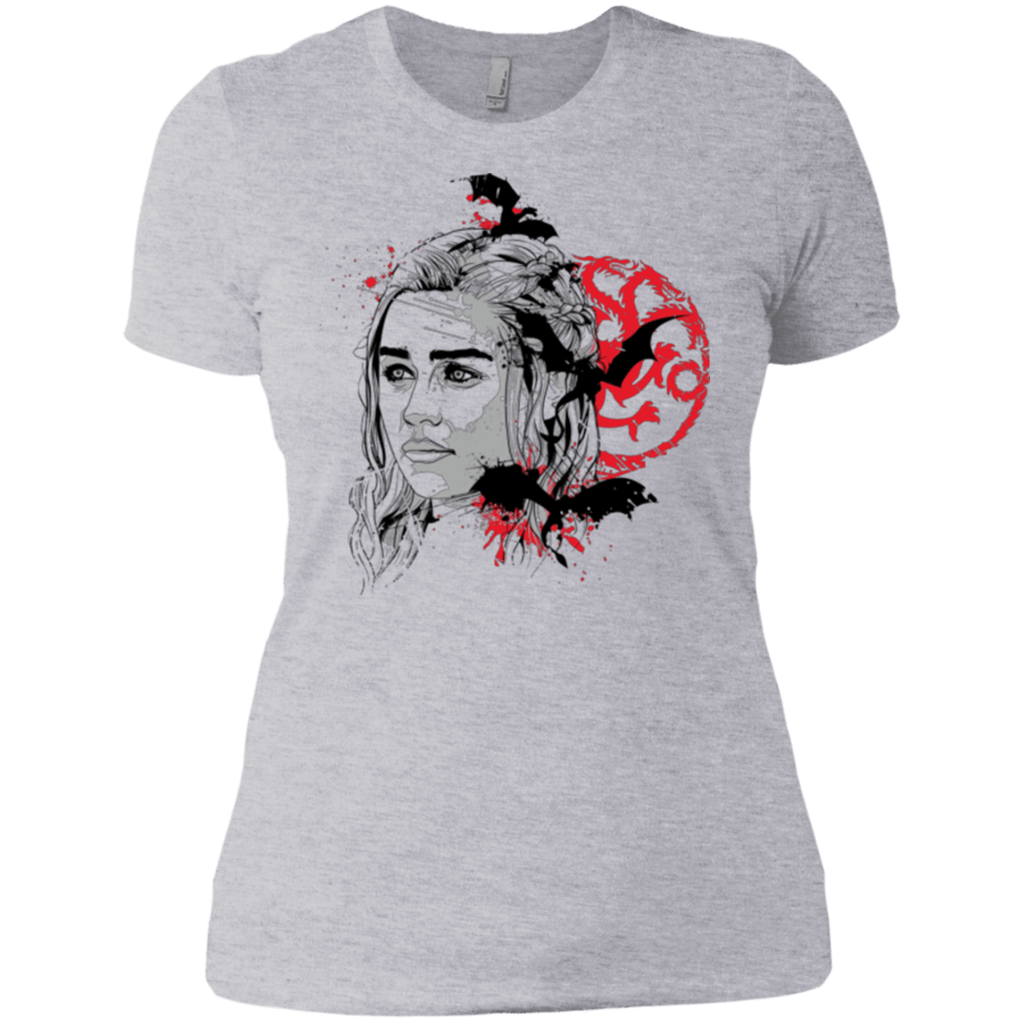T-Shirts Heather Grey / X-Small MOTHER OF DRAGONS (1) Women's Premium T-Shirt