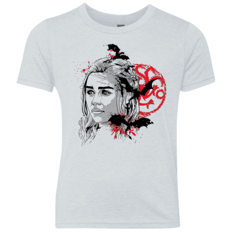 T-Shirts Heather White / YXS MOTHER OF DRAGONS (1) Youth Triblend T-Shirt