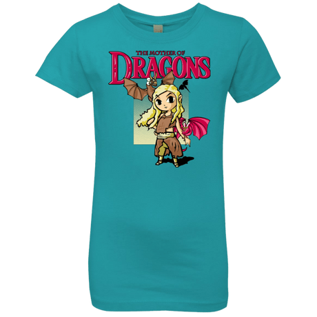 T-Shirts Tahiti Blue / YXS Mother of Dragons Girls Premium T-Shirt