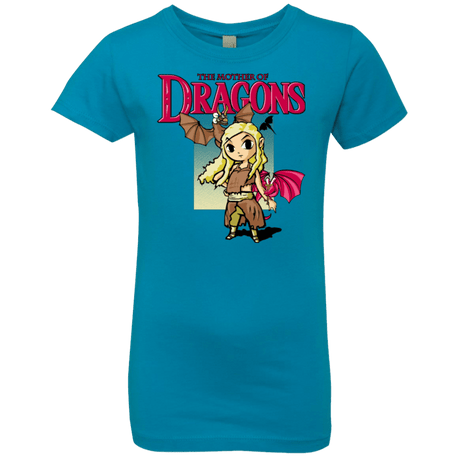 T-Shirts Turquoise / YXS Mother of Dragons Girls Premium T-Shirt