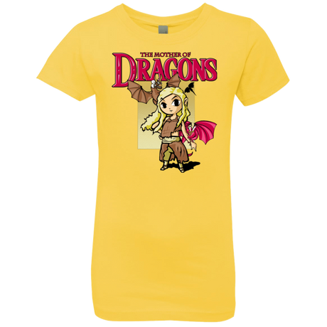 T-Shirts Vibrant Yellow / YXS Mother of Dragons Girls Premium T-Shirt