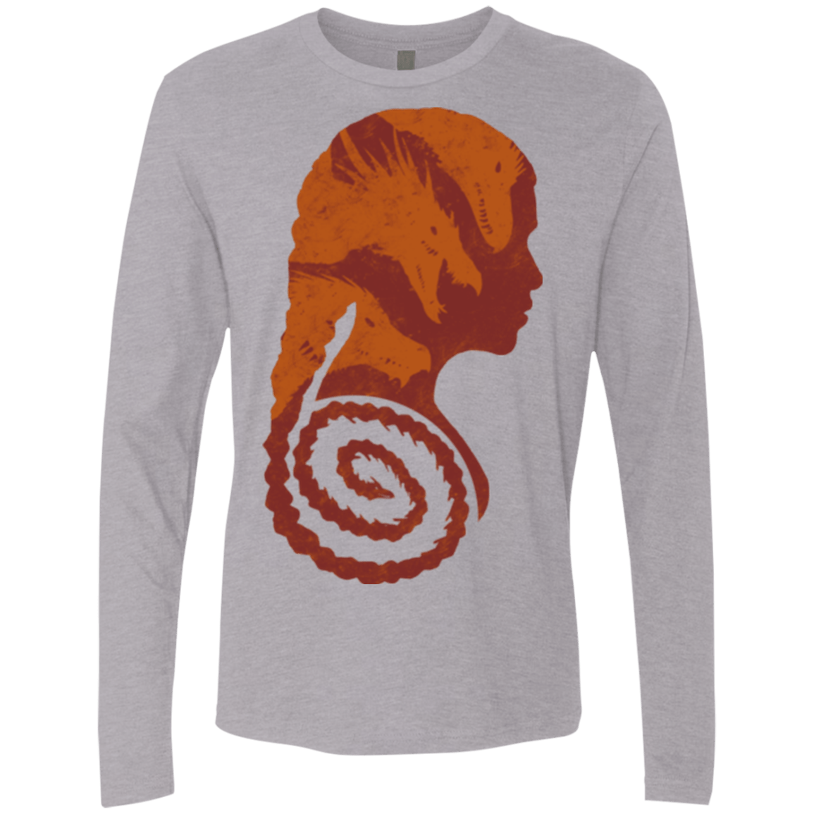 T-Shirts Heather Grey / Small Mother of Dragons Men's Premium Long Sleeve