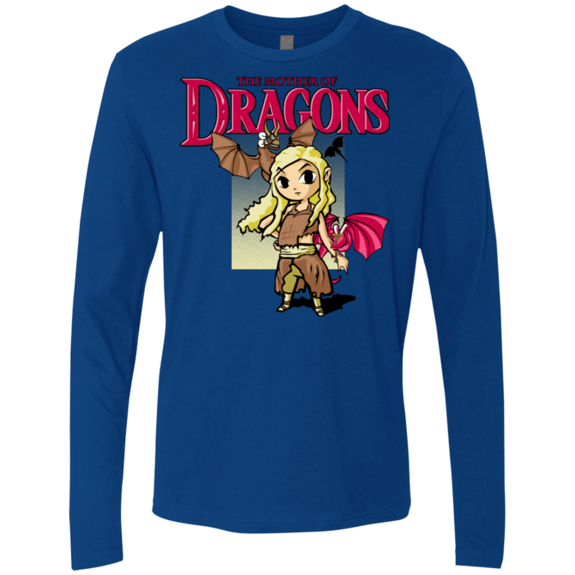T-Shirts Royal / Small Mother of Dragons Men's Premium Long Sleeve