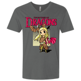 T-Shirts Heavy Metal / X-Small Mother of Dragons Men's Premium V-Neck