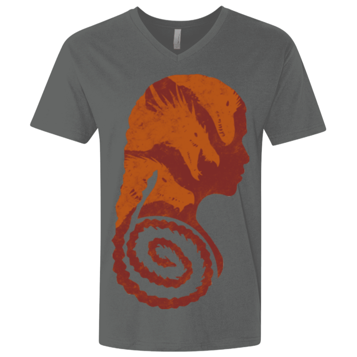 T-Shirts Heavy Metal / X-Small Mother of Dragons Men's Premium V-Neck
