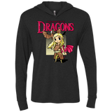 T-Shirts Vintage Black / X-Small Mother of Dragons Triblend Long Sleeve Hoodie Tee