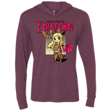 T-Shirts Mother of Dragons Triblend Long Sleeve Hoodie Tee