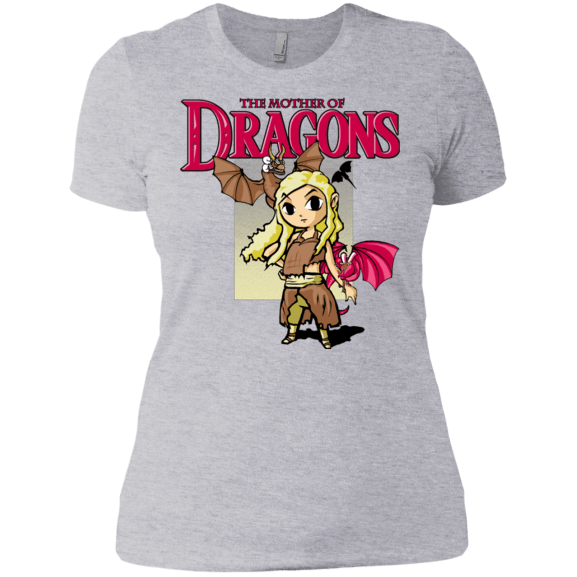 T-Shirts Heather Grey / X-Small Mother of Dragons Women's Premium T-Shirt