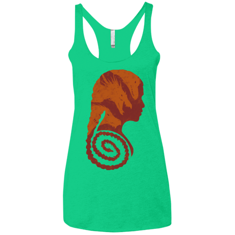 T-Shirts Envy / X-Small Mother of Dragons Women's Triblend Racerback Tank
