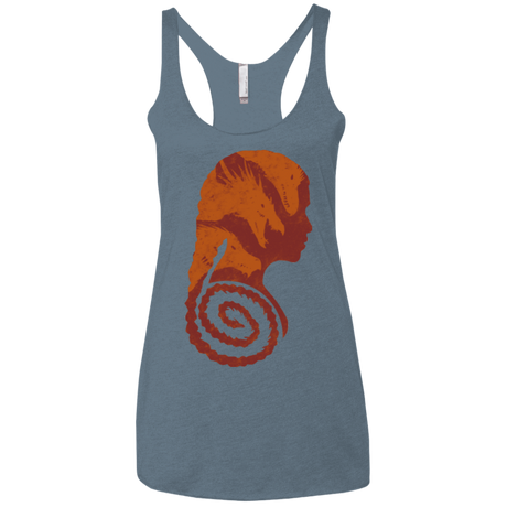 T-Shirts Indigo / X-Small Mother of Dragons Women's Triblend Racerback Tank
