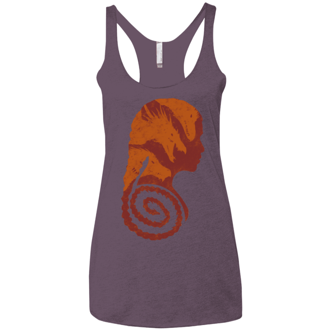 T-Shirts Vintage Purple / X-Small Mother of Dragons Women's Triblend Racerback Tank