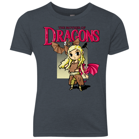 T-Shirts Vintage Navy / YXS Mother of Dragons Youth Triblend T-Shirt
