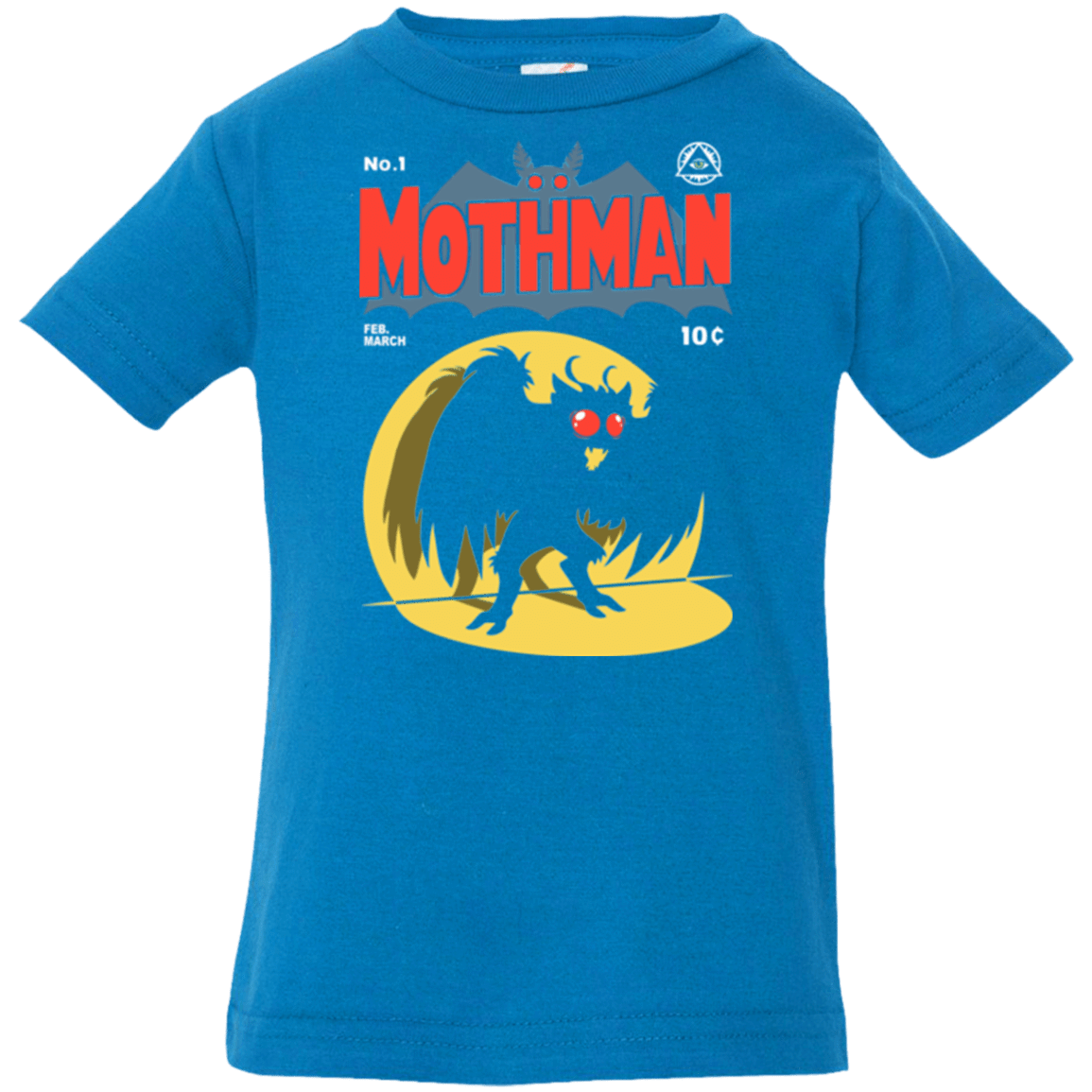 T-Shirts Cobalt / 6 Months Mothman Infant Premium T-Shirt