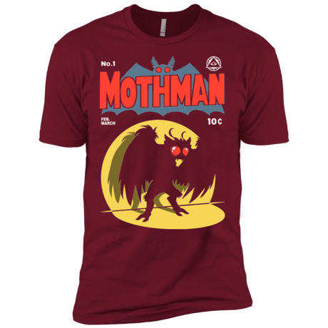 T-Shirts Cardinal / X-Small Mothman Men's Premium T-Shirt